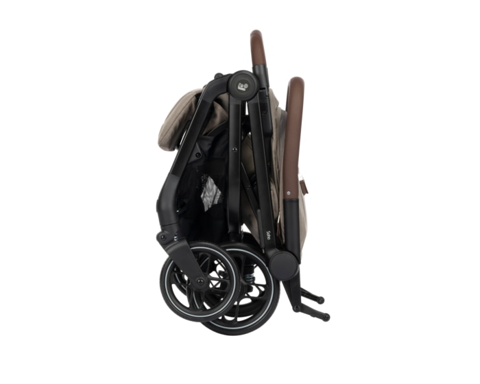 Soho 0 - 4 Y   0 - 22 kg    Automatischer Klappmechanismus |    Geräumiger Sitz mit ergonomischen Liegepositionen |    Große pannensichere Räder |    Intelligentes Travelsystem |