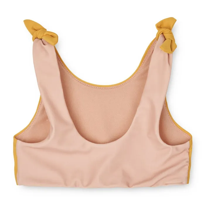 Liewood Maillot de Bain 2 pièces Matière Recyclée Bow | Jaune moutarde