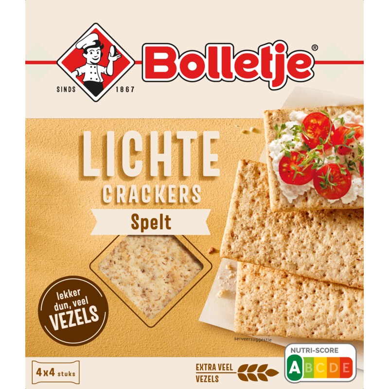 Bolletje Lichte crackers spelt