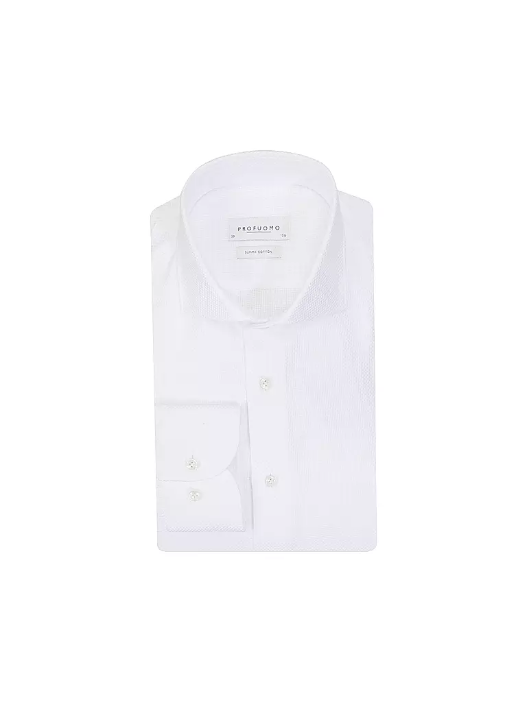 PROFUOMO Hemd Slim Fit weiss