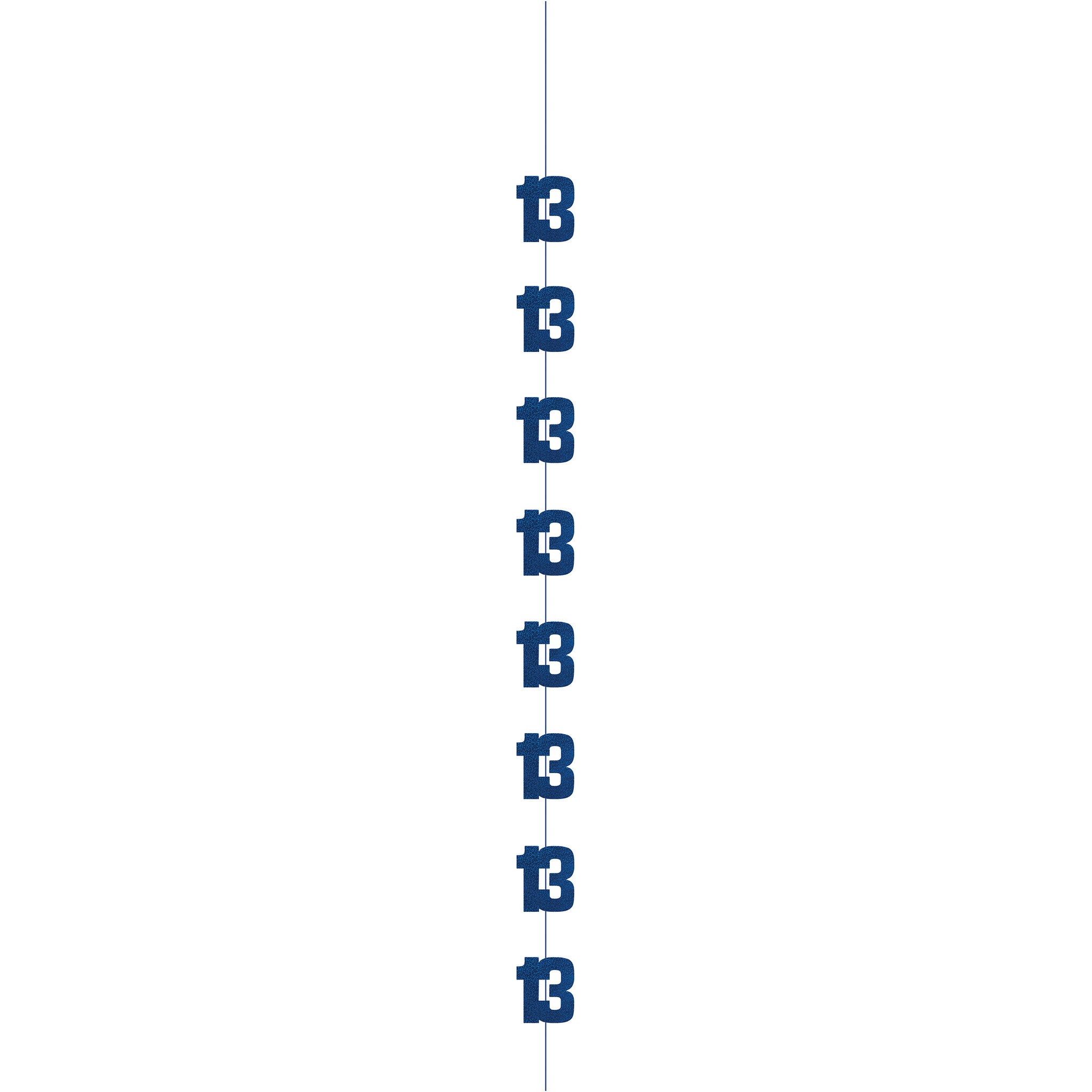 13 Jaar Hangdecoratie Blauw 1,52m
