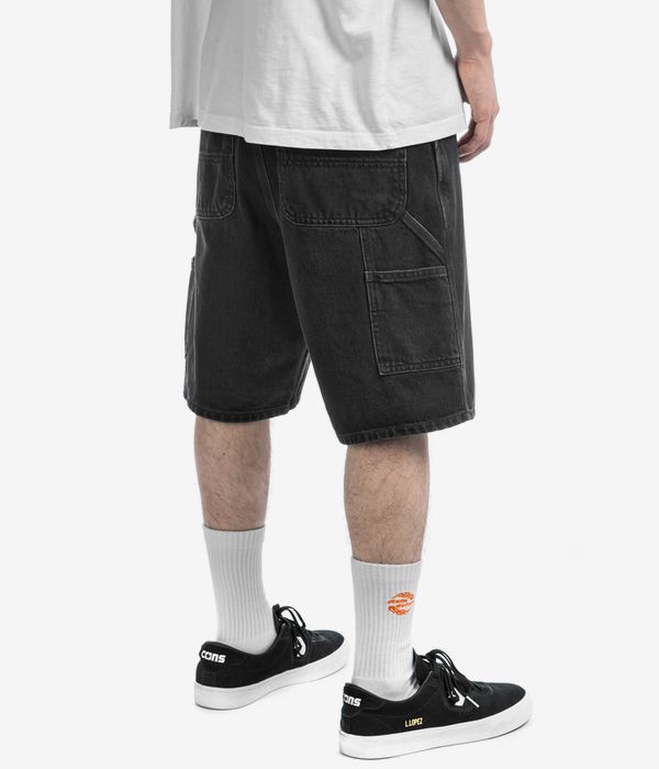 Carhartt WIP Single Knee Smith Shorts (black stone washed)