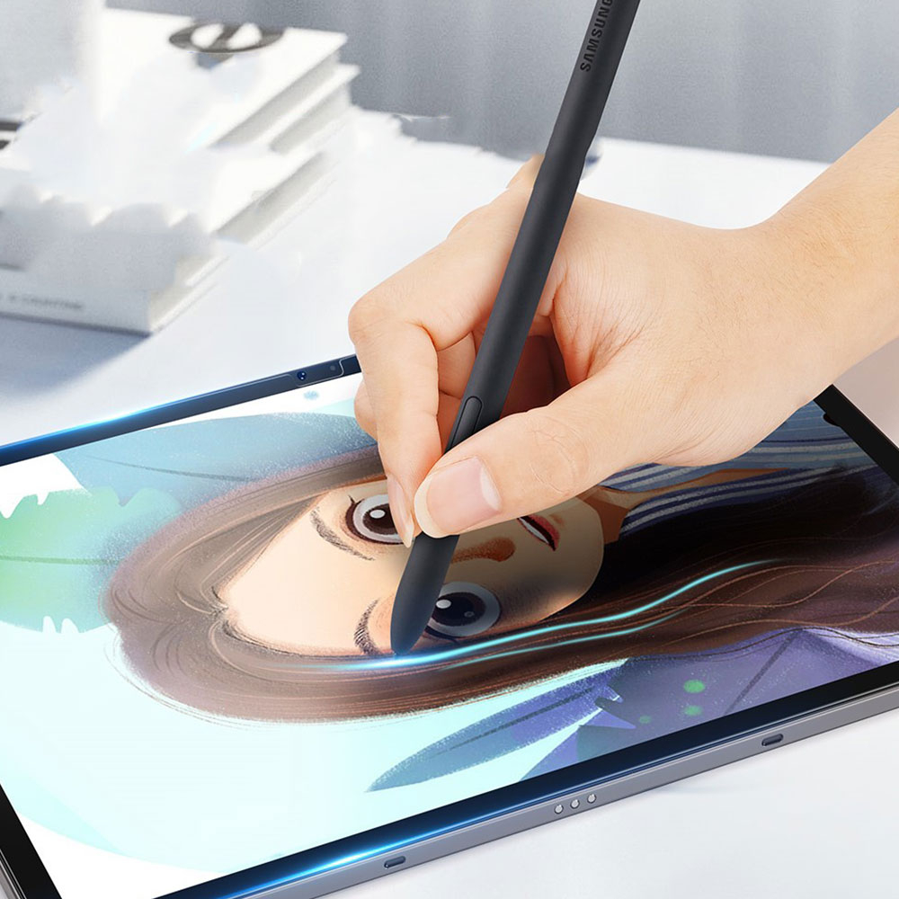 Samsung Galaxy Tab S9 FE  Plus / S9  Plus / Tab S8  Plus / Tab S7  Plus Papier-Textur Vollbild Panzer Display Schutzfolie (Paper-Feel)