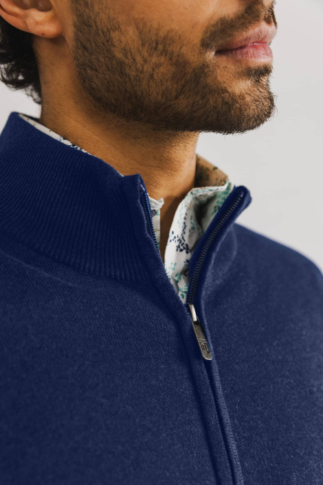 State of Art blauwe heren vest