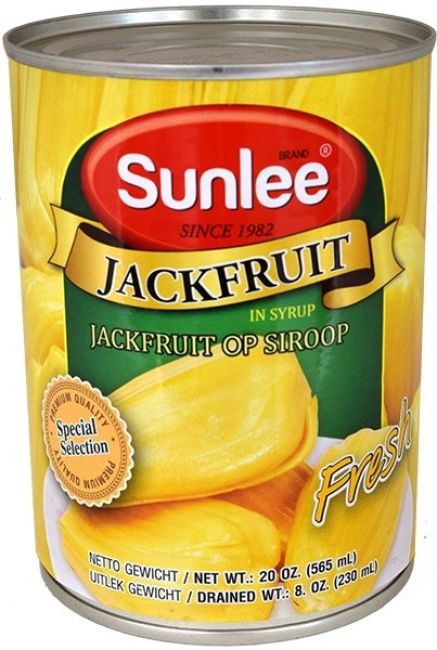 Sunlee Gele Jackfruit in Siroop 565g