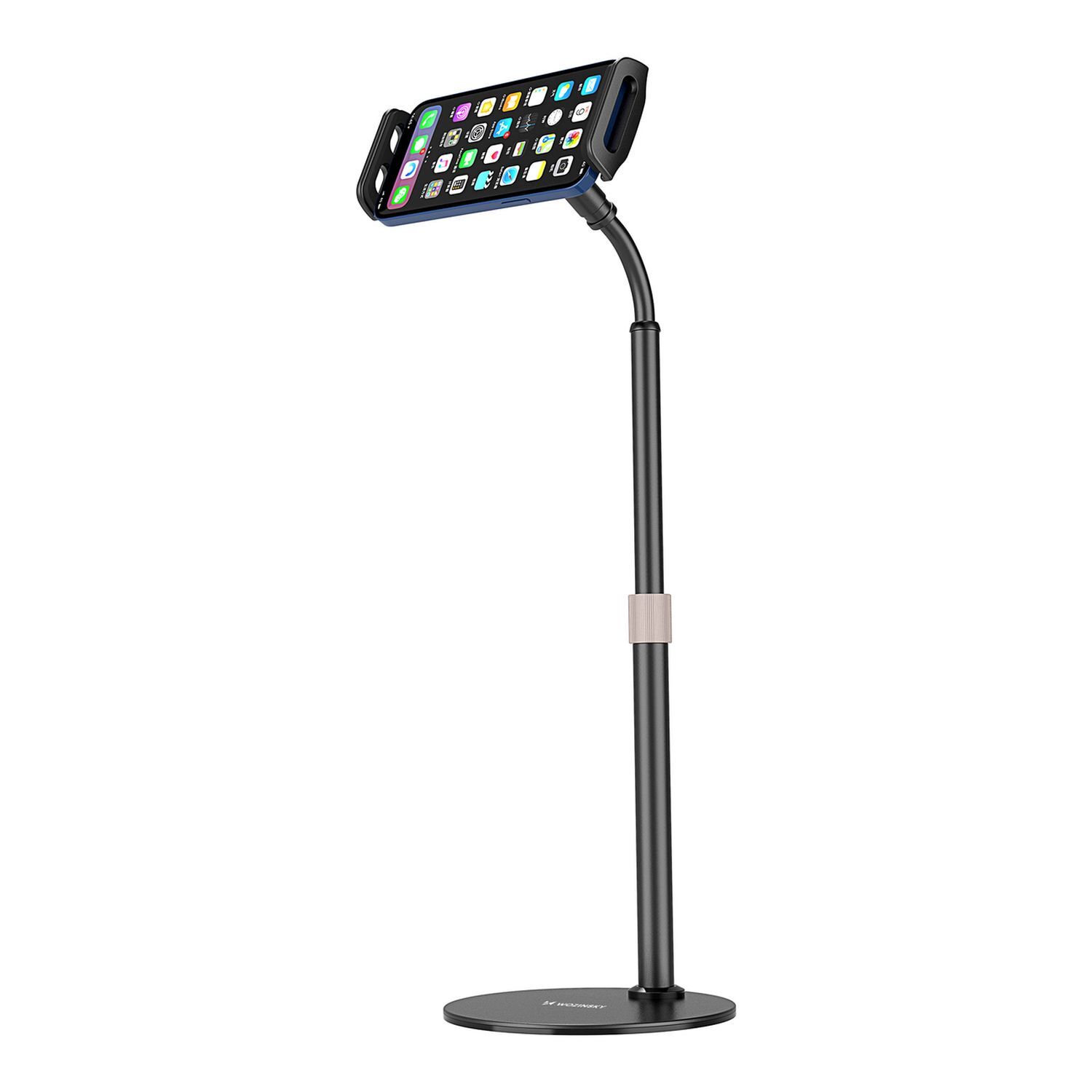 Ständer für Tablet und Telefon auf dem Schreibtisch Schwarz