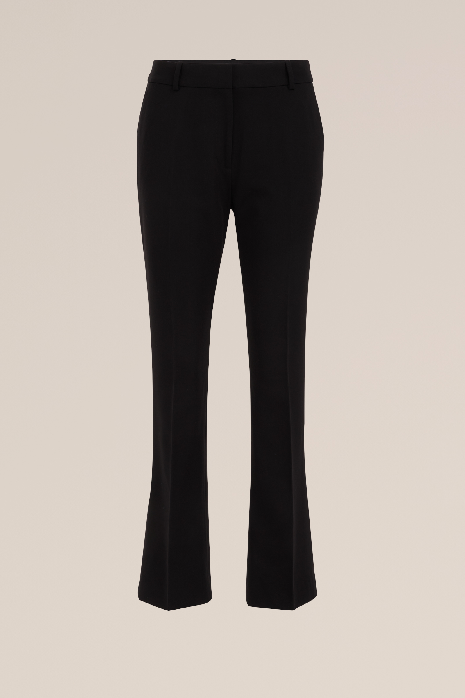 petite flared pantalon WE Fashion Zwart