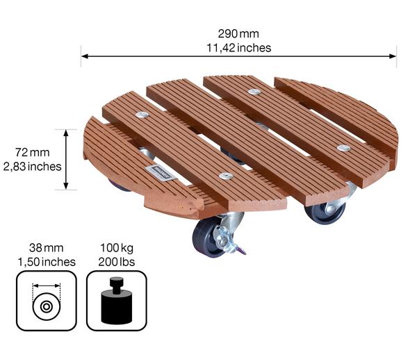 Wagner Pflanzroller, Ø 29 cm