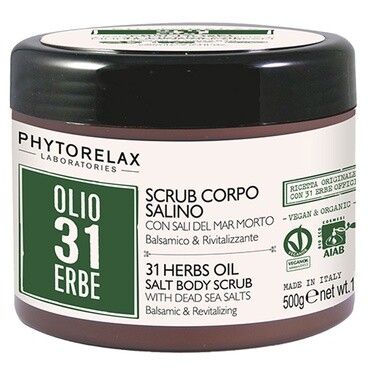 Gommage bio - Huile 31 herbes - Corps - 500 g