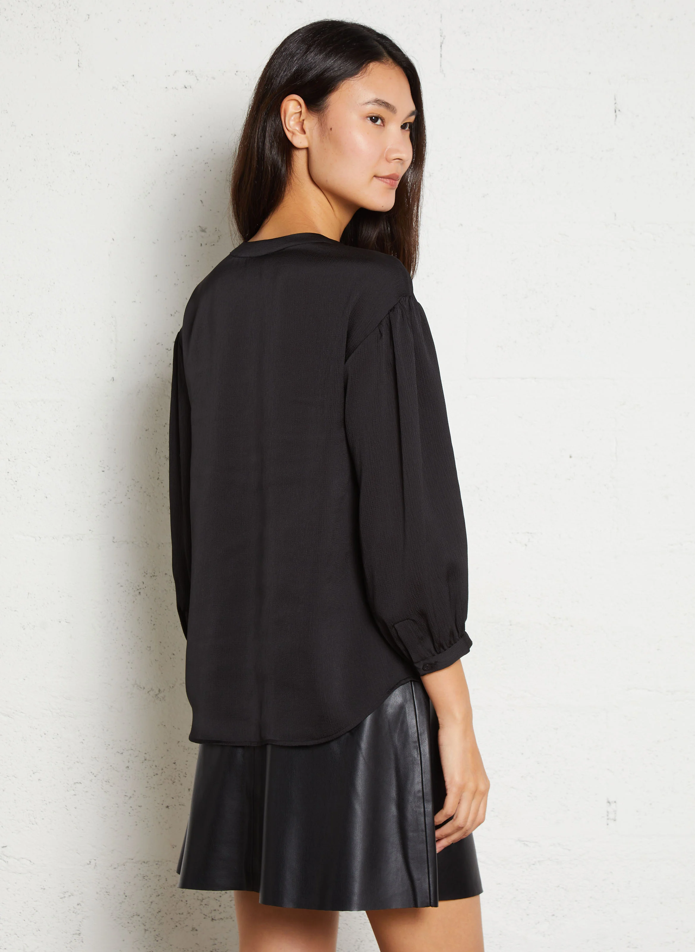 BRADY - Blouse fluide | Noir