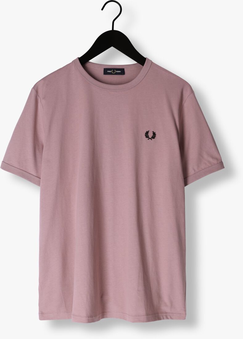 FRED PERRY lichtroze fred perry t-shirt ringer t-shirt