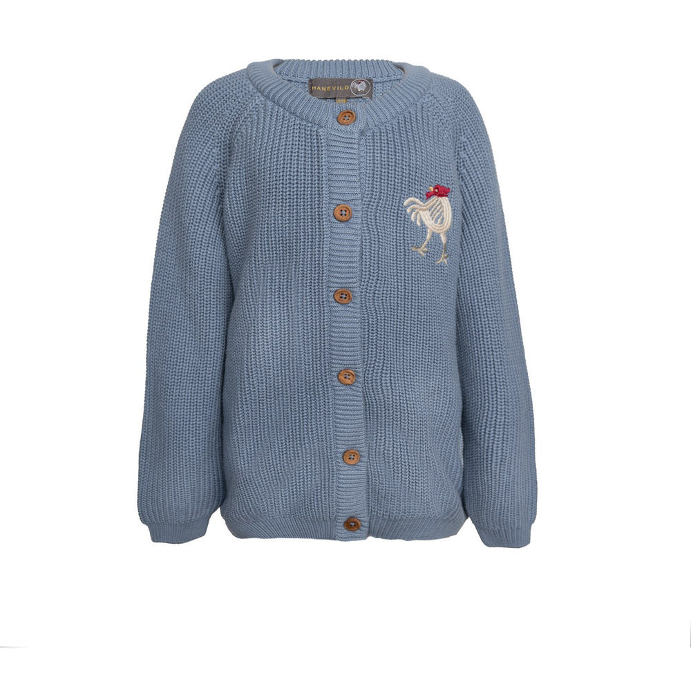 Køb Hanevild Blue Blizzard Kaj Cardigan