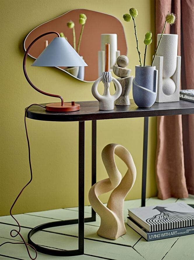 Bloomingville Norbert Vase, Blå, Stentøj Blå
