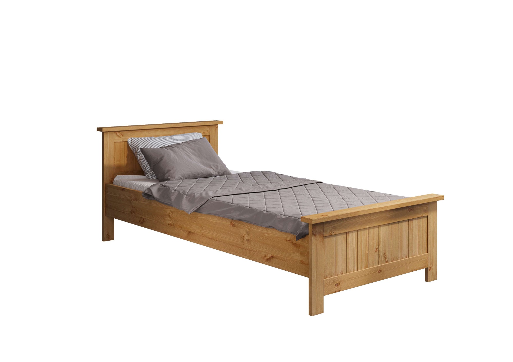 Home affaire Massivholzbett »Juventus, Bett, Massivholzbett, Holzbett, Bettrahmen« Breite/Belastbarkeit 140cm/180 KG,  Breite 90 cm, aus massiver Kiefer, FSC®-zertifiziert