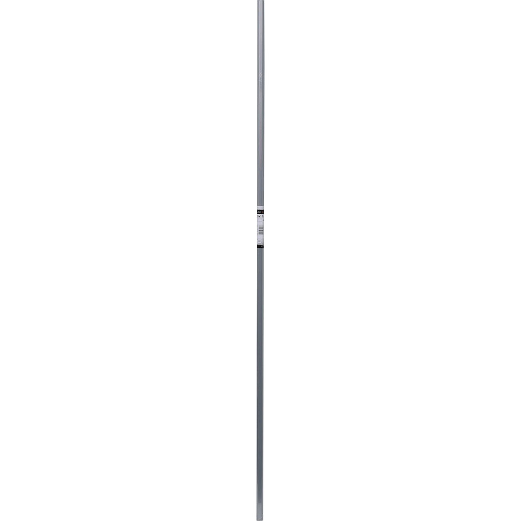 Barre tringle à rideau en métal de couleur argentée 2m