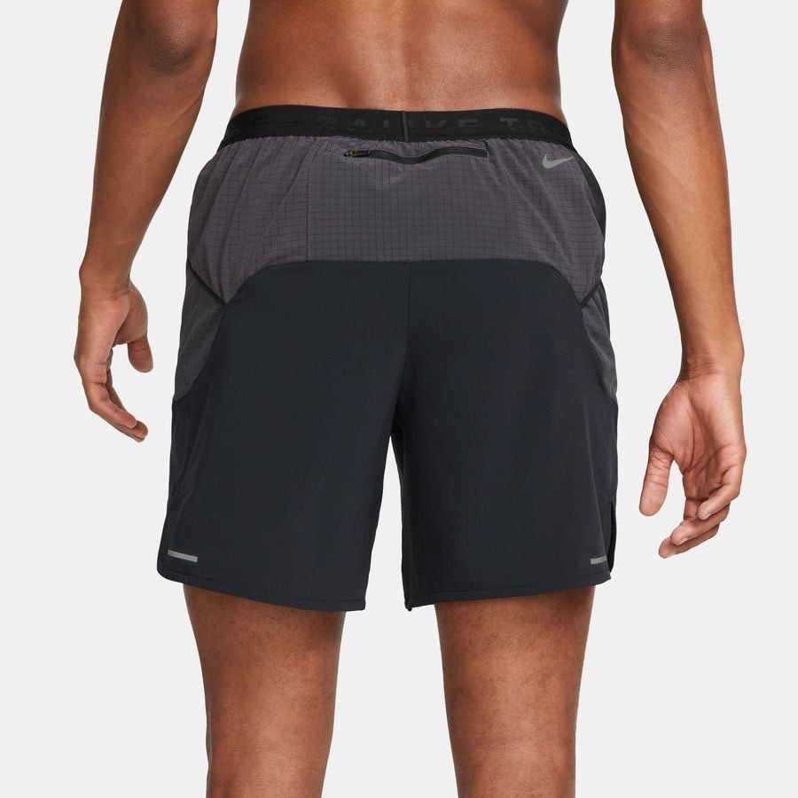 Nike Short Running Dri-FIT Trail Second Sunrise - Noir/Gris/Blanc