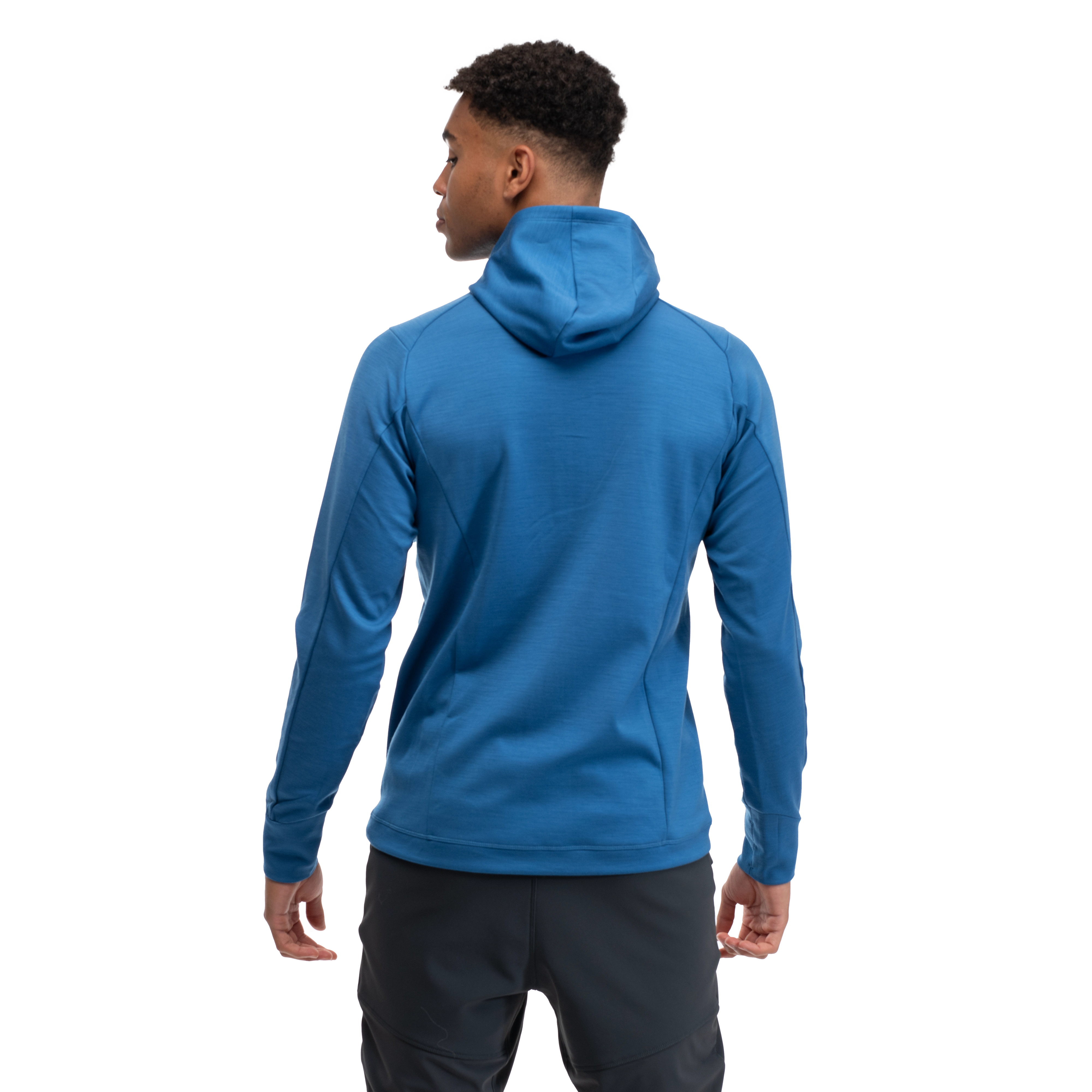 Ulstein Wool Hood Jacket North Sea Blue