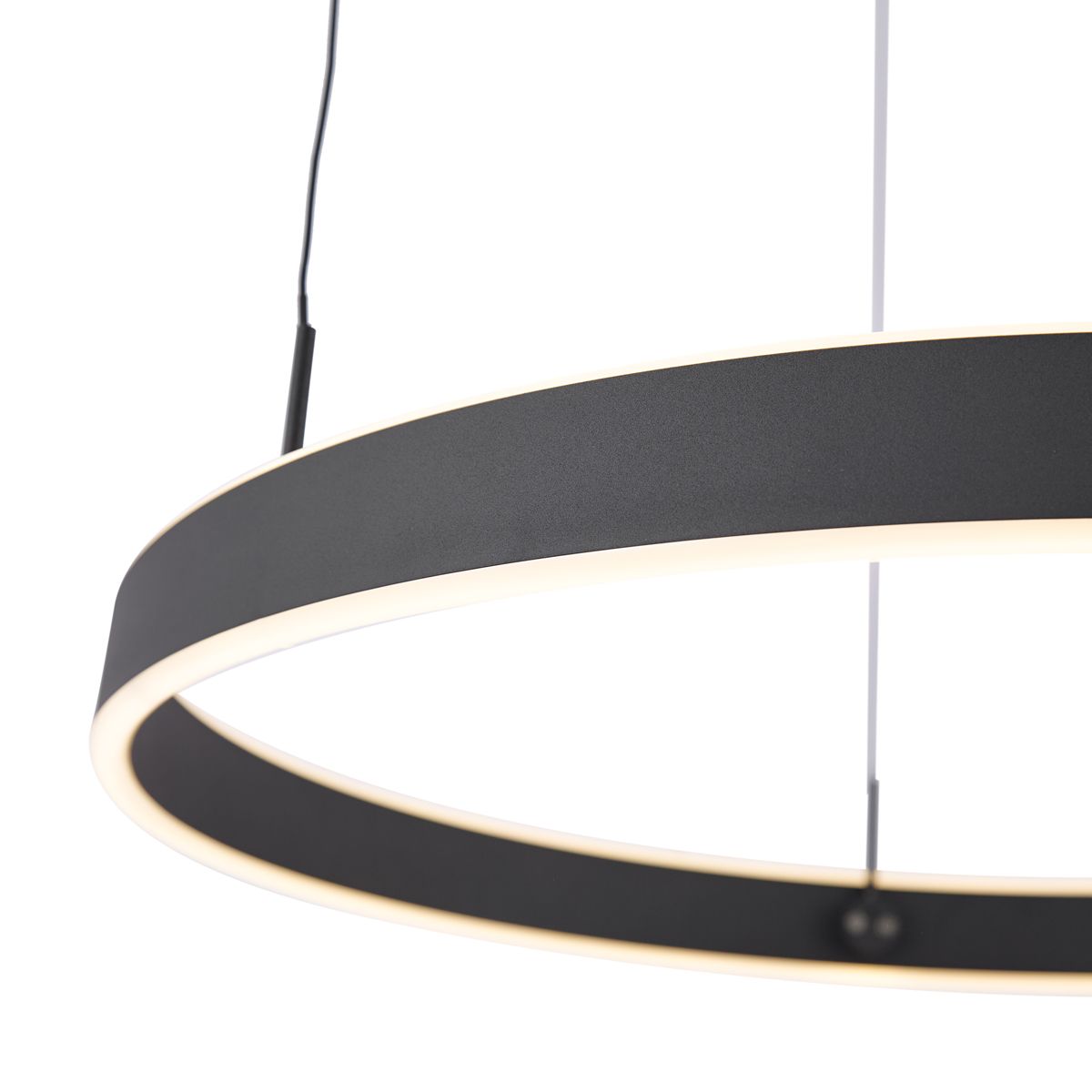 Design hanglamp zwart 3-staps dimbaar easylift - Titmus