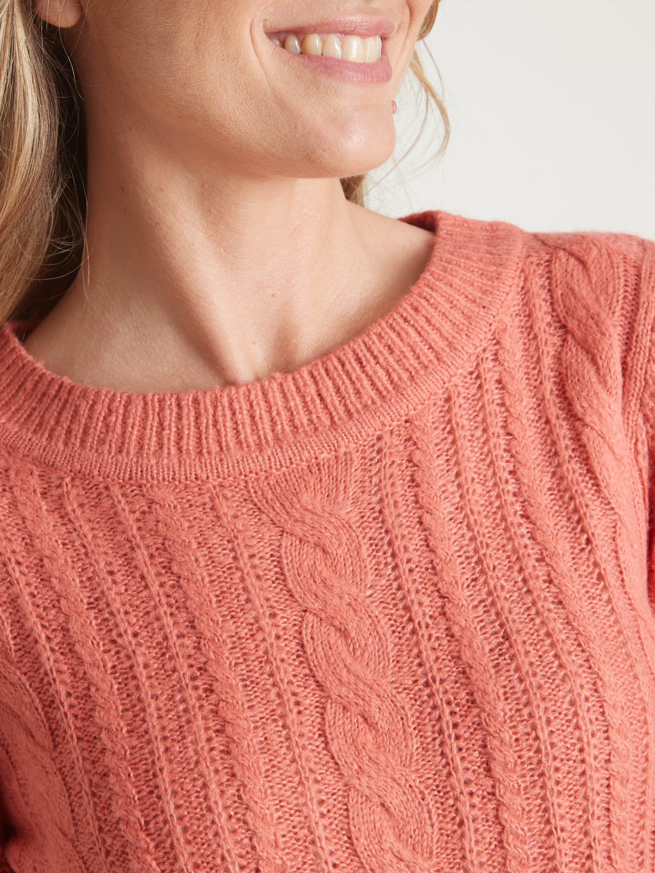 Pull  torsadé forme loose