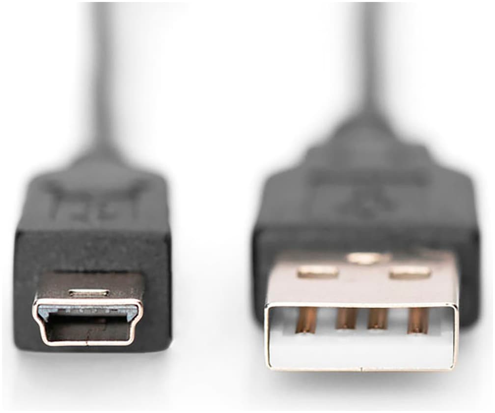 Digitus USB-Kabel »USB 2.0 Anschlusskabel, Typ A - mini B (5pin)« 300 cm