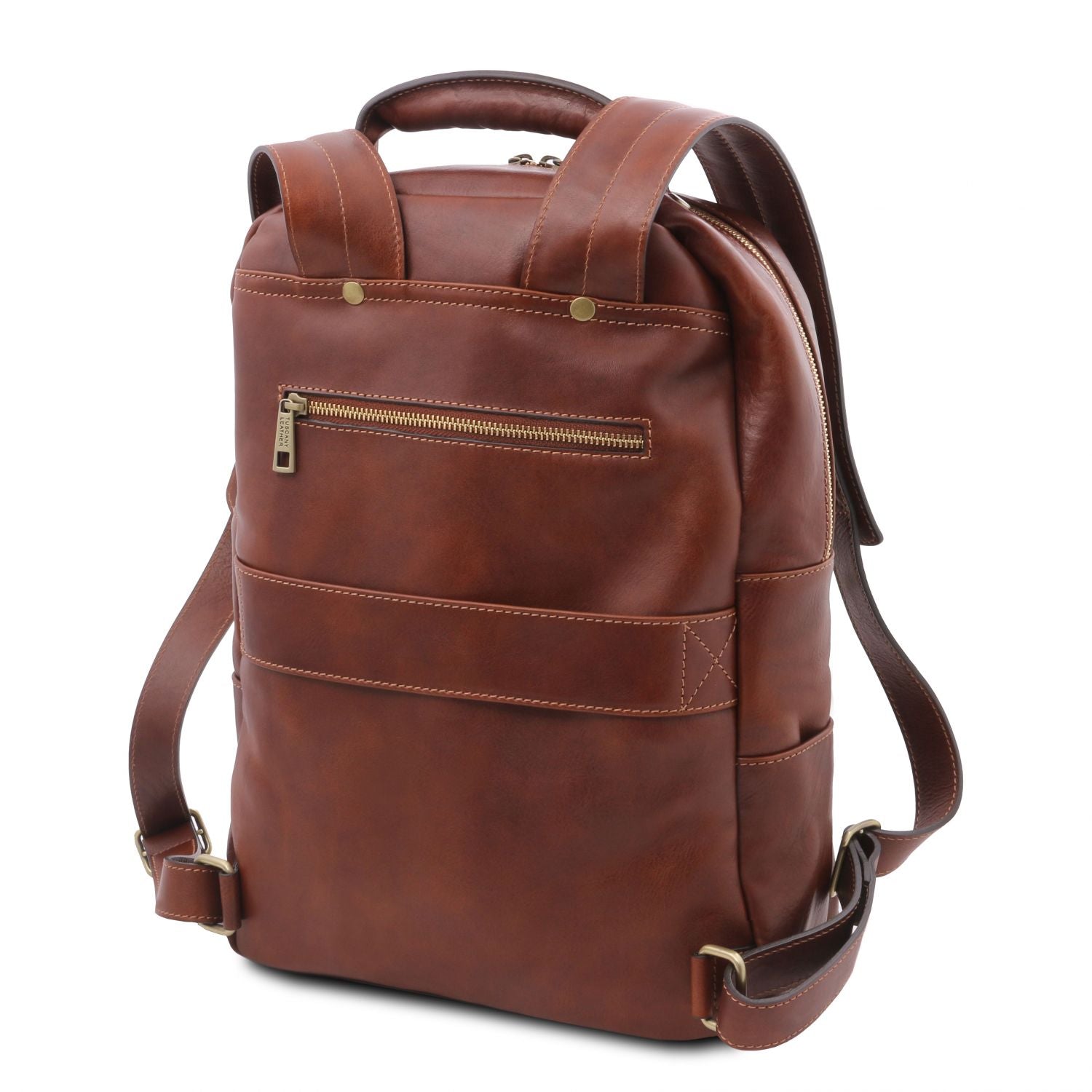 TL142205 – Melbourne – leren laptop Rugzak
