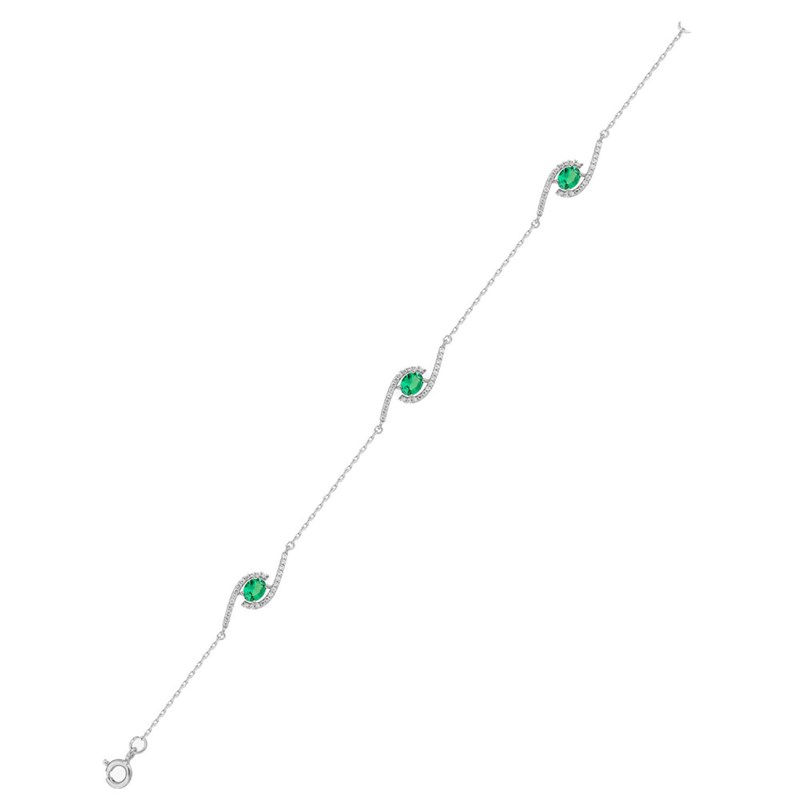 Bracelet Femme - Argent 925 - Longueur : 18 cm