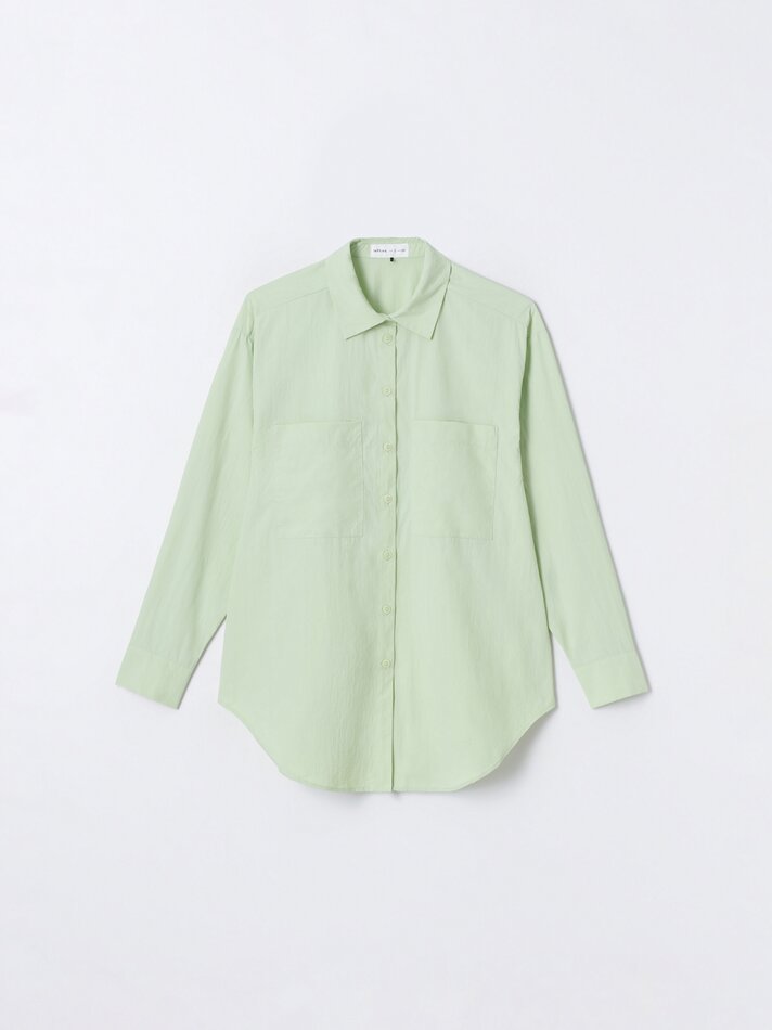 Camisa de manga comprida oversized - Lima