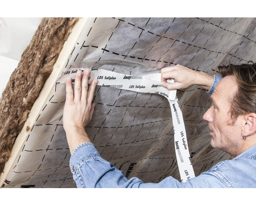 Knauf Isolatiefolie plakband LDS SOLIPLAN voor binnengebruik 40 m x 60 mm