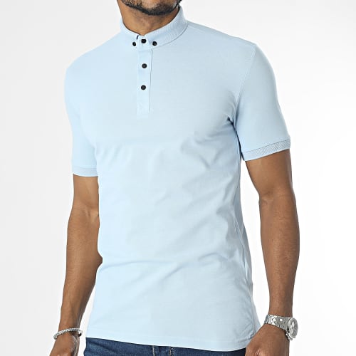 Polo Manches Courtes Bleu Ciel