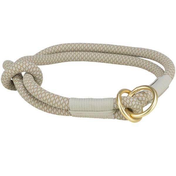 Trixie Coleira Semi-Estranguladora Soft Rope XS-S Cinzento Claro