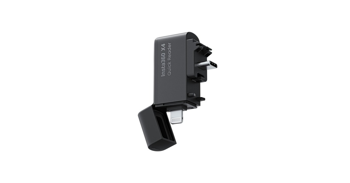 Insta360X4 Quick Reader kaartlezer  (Zwart)