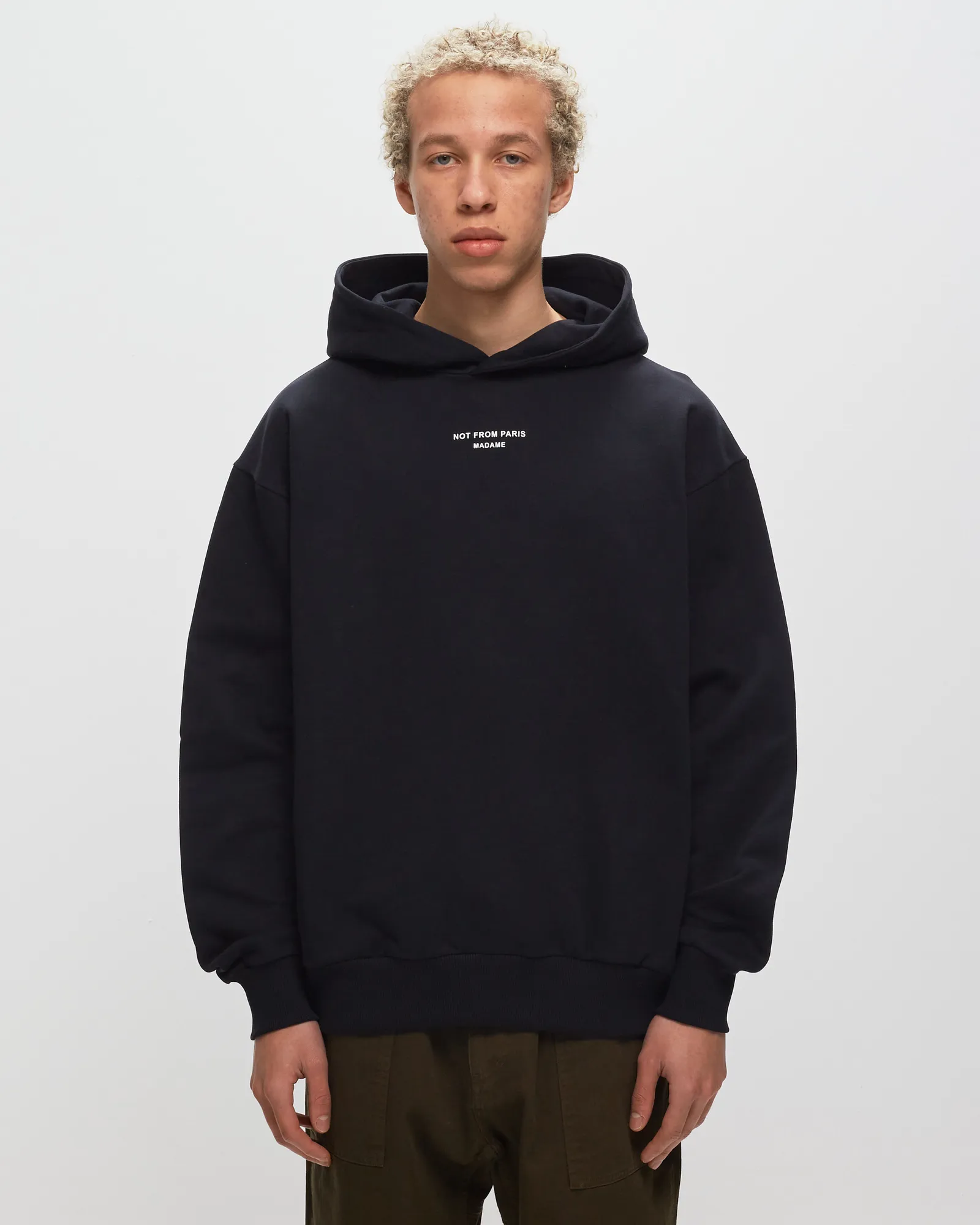 Drôle de Monsieur Le Hoodie Classique NOT FROM PARIS MADAME