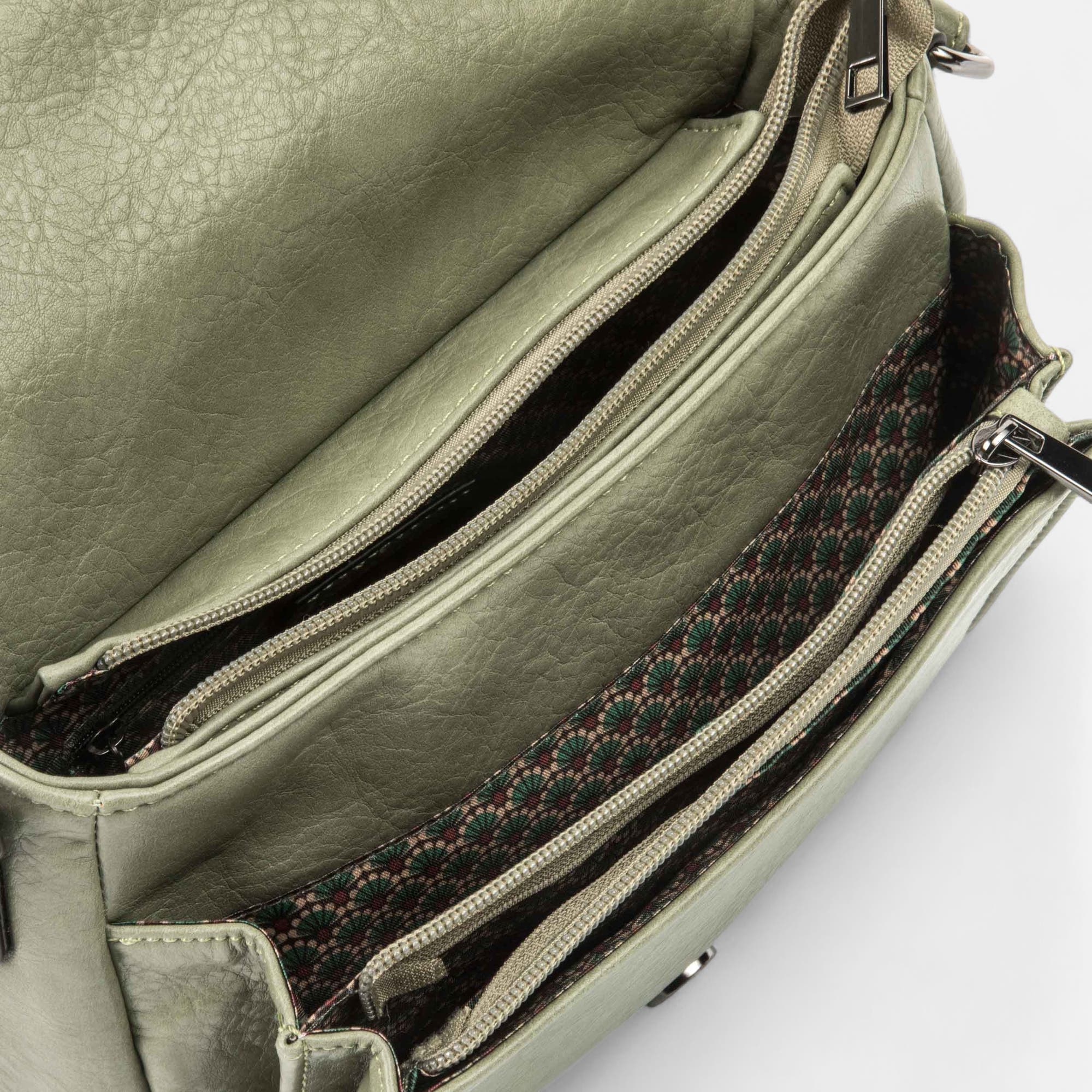 Sac bandoulière vert clair