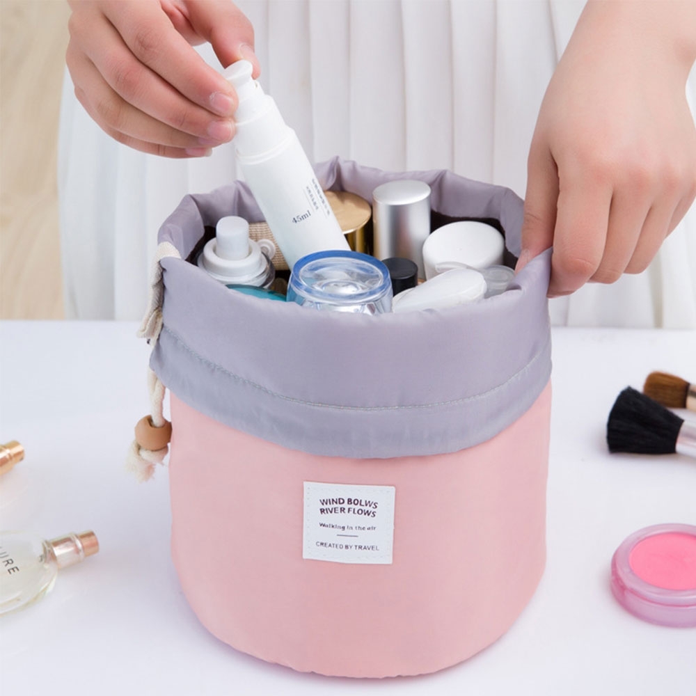 (3-tlg. Set) Kosmetik Necessaire Makeup Organizer Bag Reise Kulturbeutel für Schmink-Zubehör (230x170cm) - Hellblau / Türkis