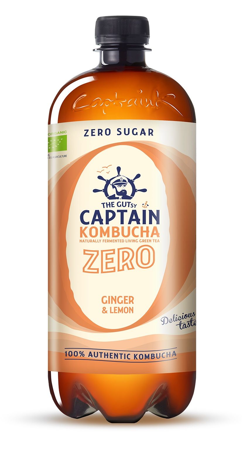 Captain Kombucha Zero Ginger Lemon 1 L