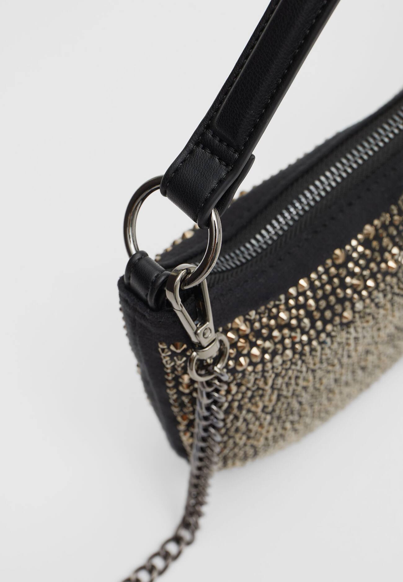 Bolsa pequena com strass