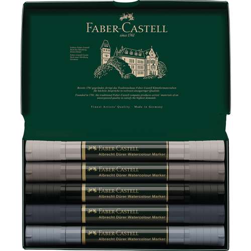 FABER-CASTELL Albrecht Dürer Watercolour Marker 5er-Sets