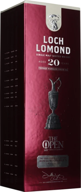 LOCH LOMOND 20 YEARS THE OPEN ROYAL ST. GEORGE 70CL