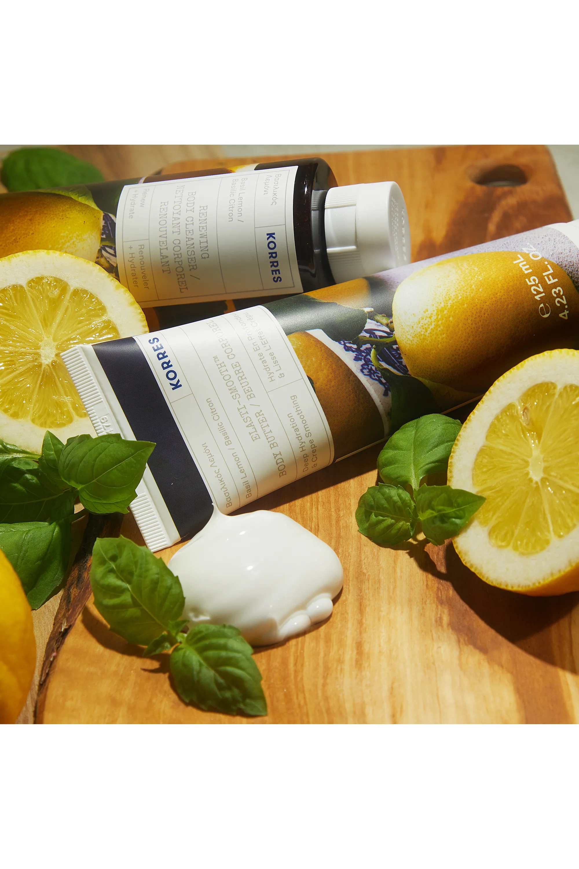Korres Lait corporel basilic citron-200 ml
