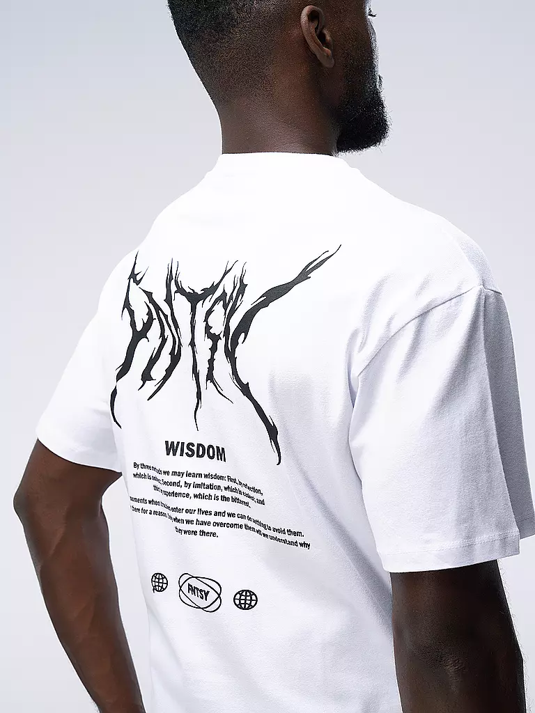 FNTSY T-Shirt WISDOM weiss