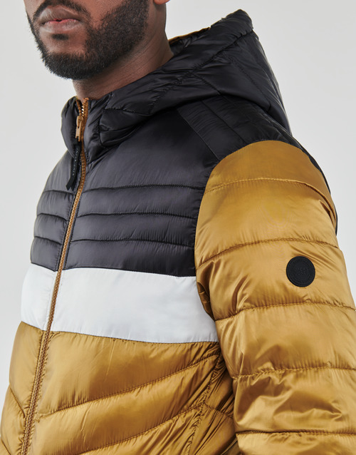 Jack & Jones - JJEHERO PUFFER HOOD - Cognac