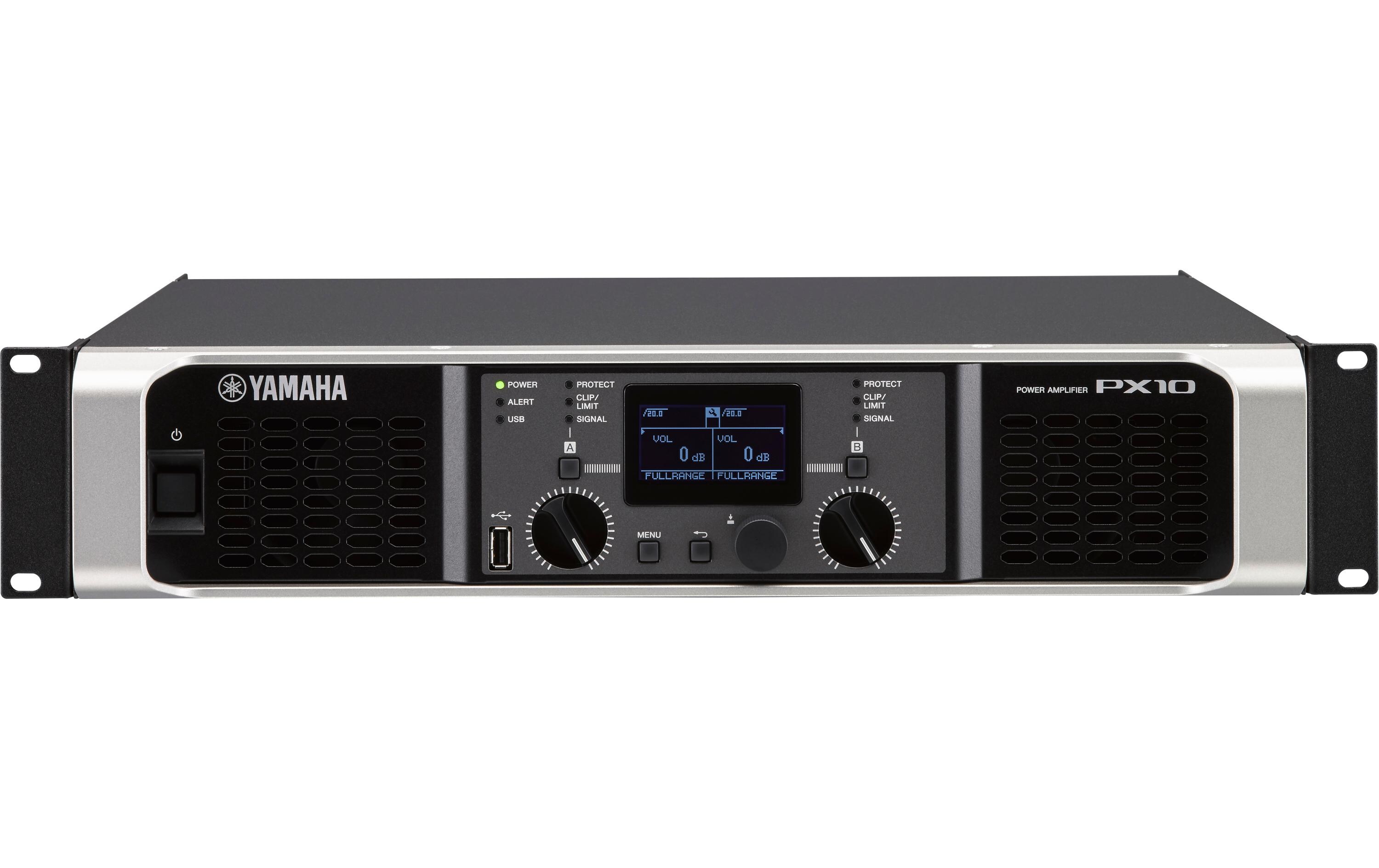 Endstufe PX 10 - 2x 1200 W<br>Digitaler 2-Kanal-Leistungsverstärker für Live-Beschallung und Installation
