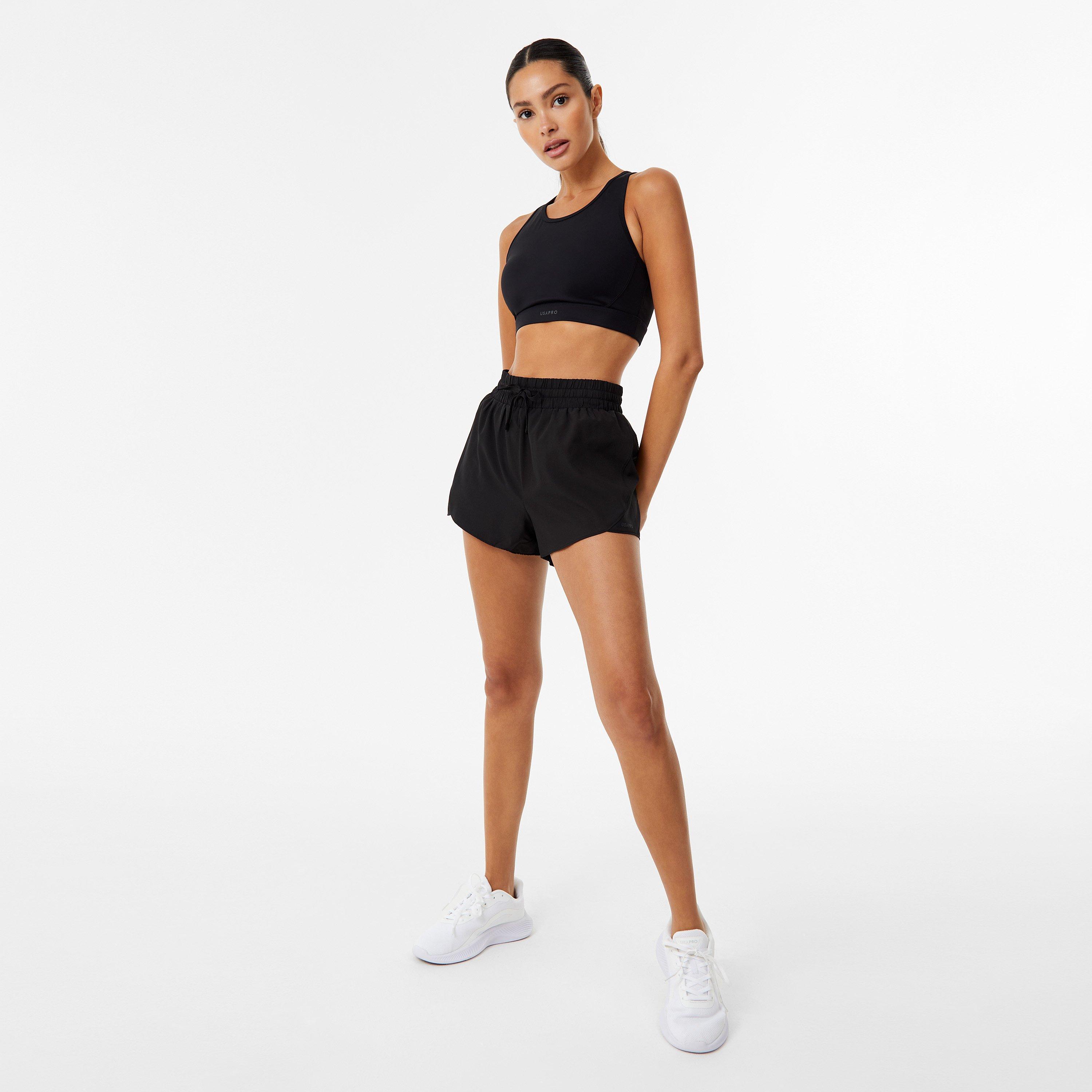 USA Pro 2 in 1 Runner Shorts Womens