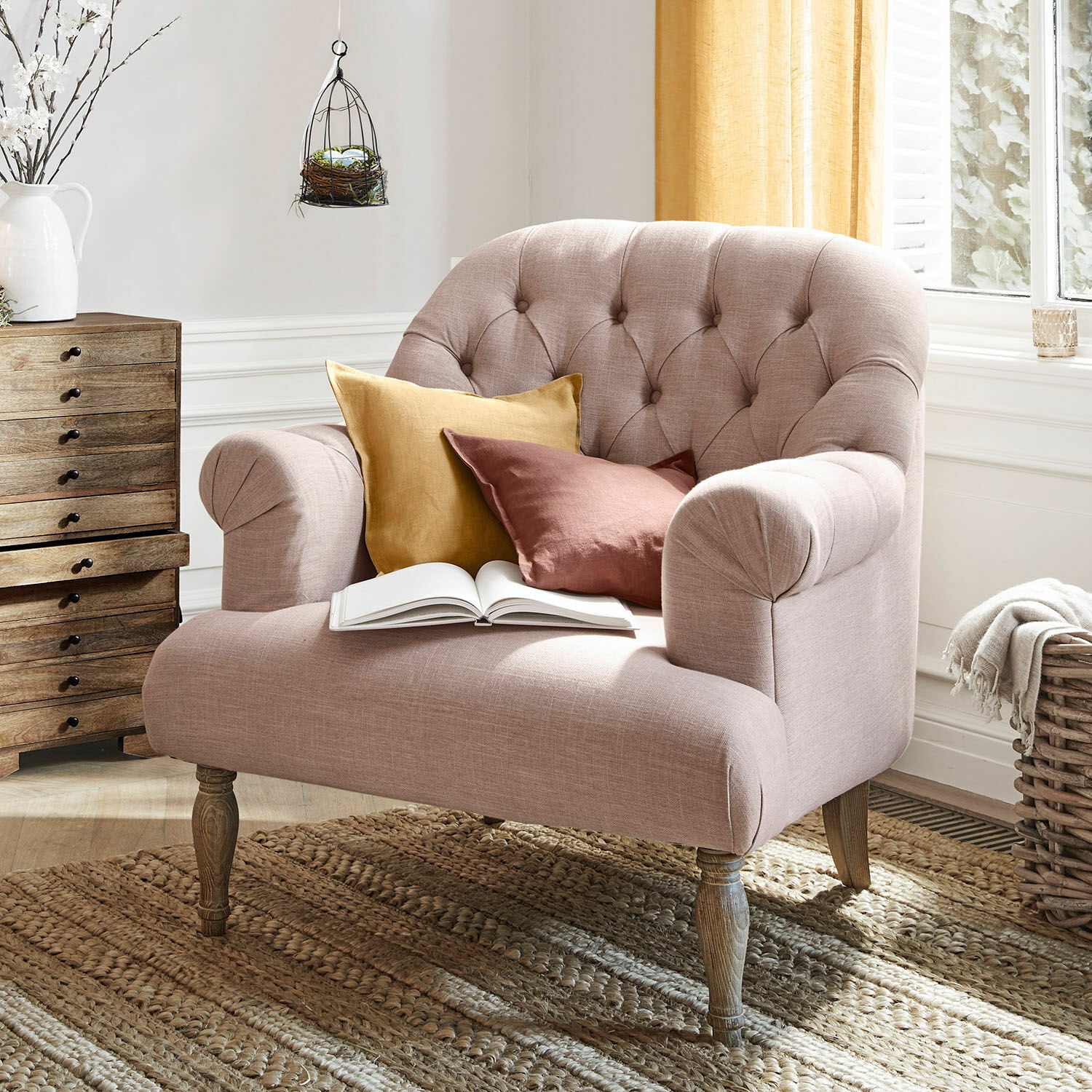 Sessel Shambrook rosa