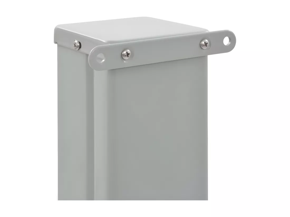 Auvent latéral rétractable de patio 60x300 cm Gris