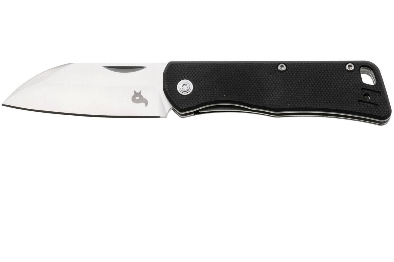 Black Fox Teeny BF-785 Satin D2, Black G10, zakmes