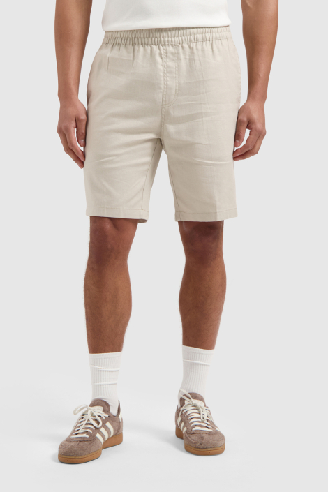 Pure Path beige heren korte broek