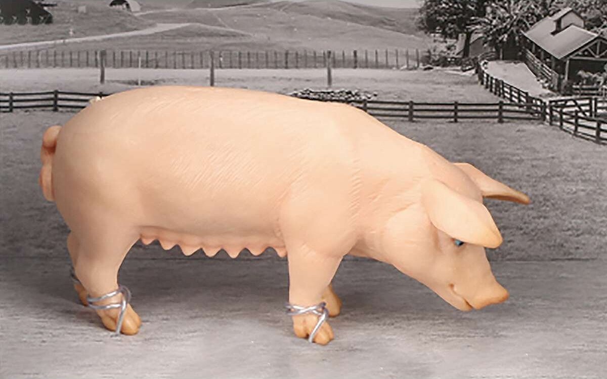 Gris Figur So - Model Series - Animal Universe - 17X8,5X12 CM
