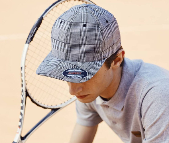FLEXFIT FX6196 - Casquette motif prince de galles