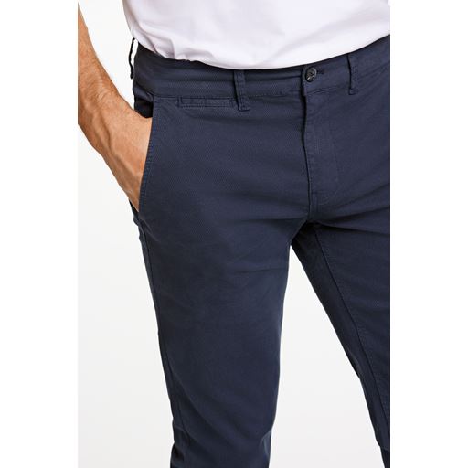Lindbergh Structure Superflex Chinos, Navy, W38/L34
